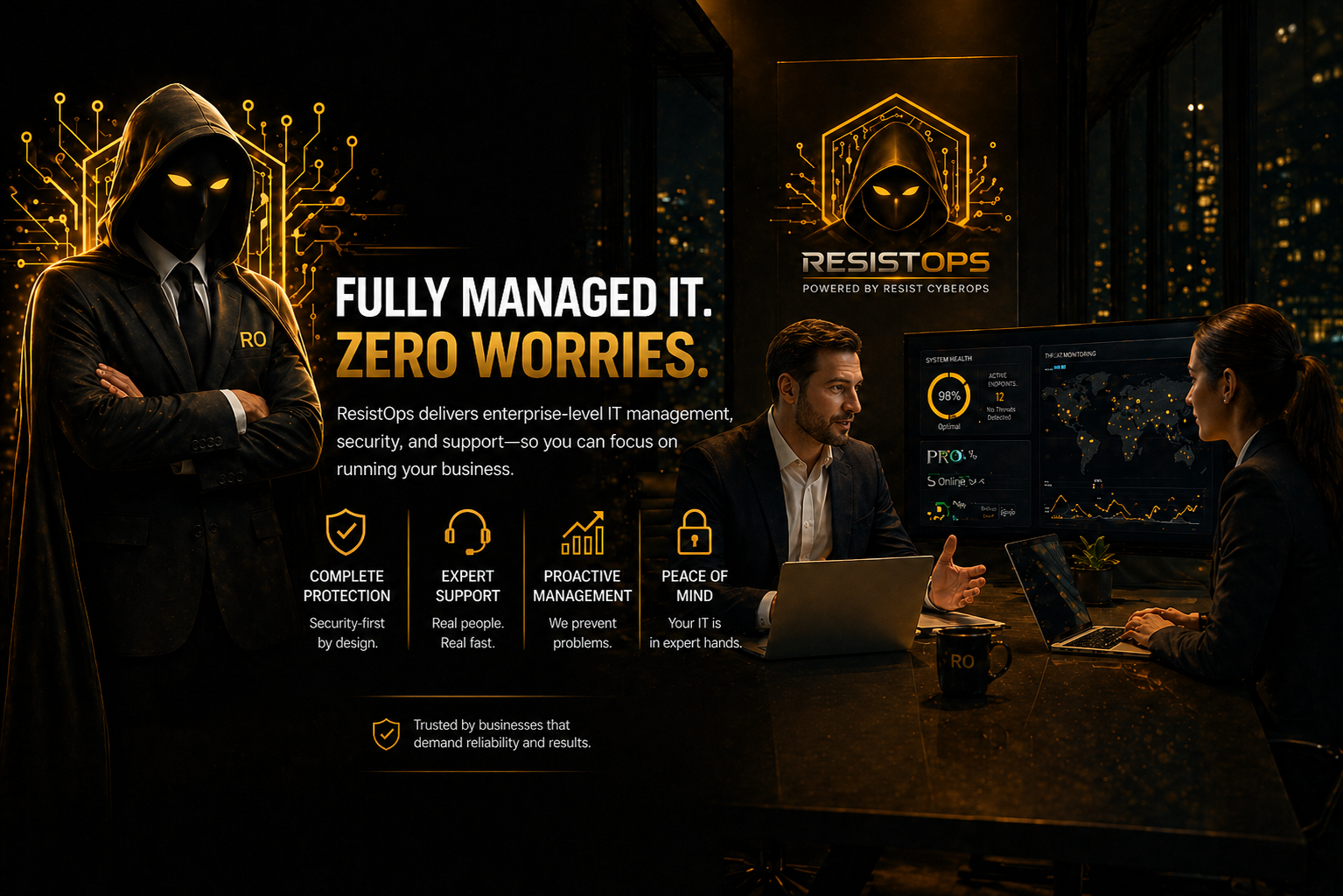 ResistOps fully managed IT and cybersecurity operations