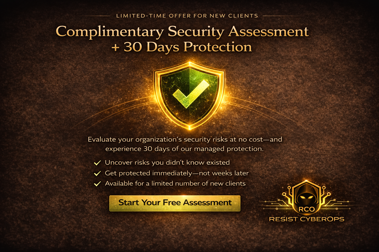 Complimentary ResistOps security assessment